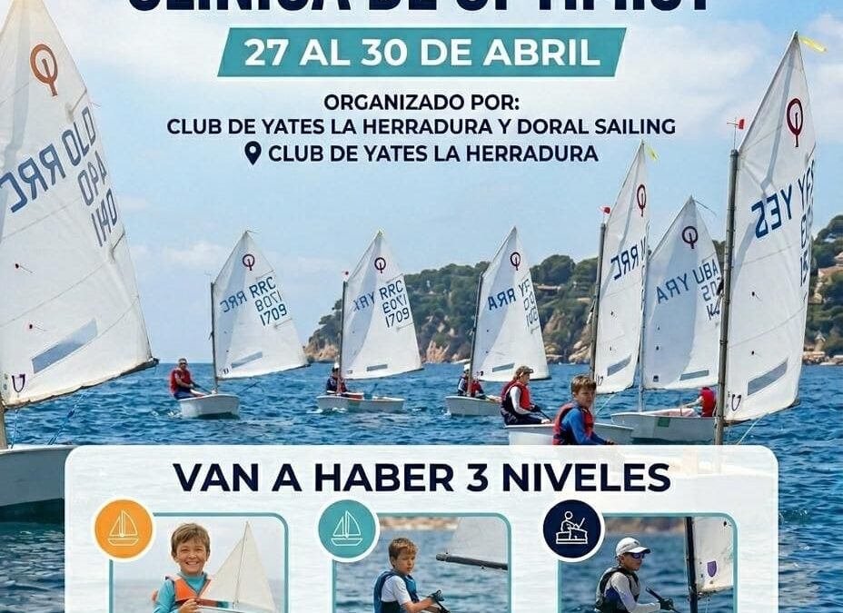 Clínica de Optimist Club de Yates La Herradura