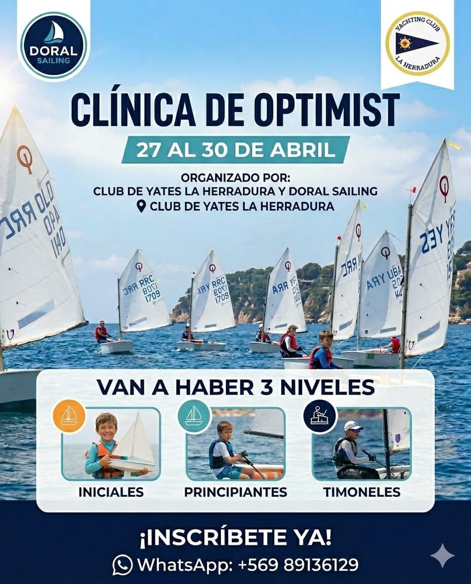 Clínica de Optimist Club de Yates La Herradura